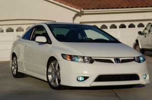 2005 Honda Civic with 17x7 OEM Acura TSX wheels