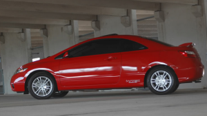 2005 Honda Civic with 16x6.5 OEM Acura RSX wheels