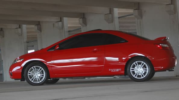 2005 Honda Civic with 16x6.5 OEM Acura RSX wheels