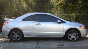2006 Honda Civic with 17x7.5 OEM Acura RSX wheels