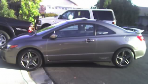 2005 Honda Civic with 16x6.5 OEM Acura TL wheels