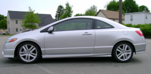 2007 Honda Civic with 17x7 OEM Honda Accord wheels