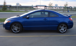 2005 Honda Civic with 17x7 OEM Acura RSX wheels