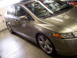 2006 Honda Civic with OEM Acura RDX wheels
