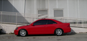 2007 Honda Civic with 17x7.5 Mugen GP wheels