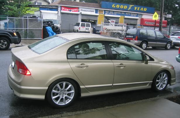 2007 Honda Civic with OEM Acura TSX wheels