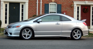 2005 Honda Civic with OEM Acura RSX wheels