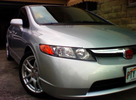 2005 Honda Civic with OEM Acura RSX wheels