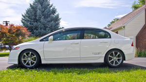 2007 Honda Civic with HFP R7 wheels