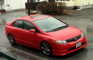 2005 Honda Civic with OEM Acura TL wheels