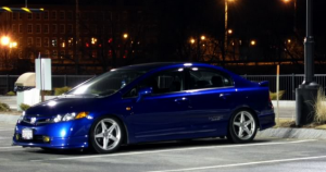 2005 Honda Civic with OEM Acura RSX wheels