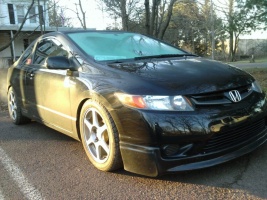 2008 Honda Civic with 17x8 Enkei wheels