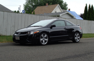 2007 Honda Civic with 18x7.5 OEM Acura RDX wheels