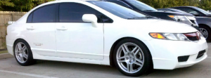 2008 Honda Civic with OEM Acura TL wheels