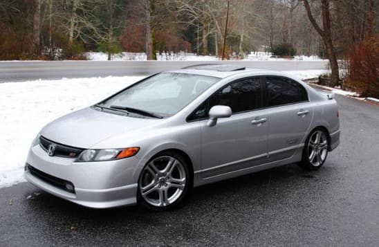 2008 Honda Civic with OEM Acura TSX wheels