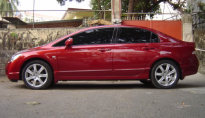 2006 Honda Civic with OEM Acura TSX wheels