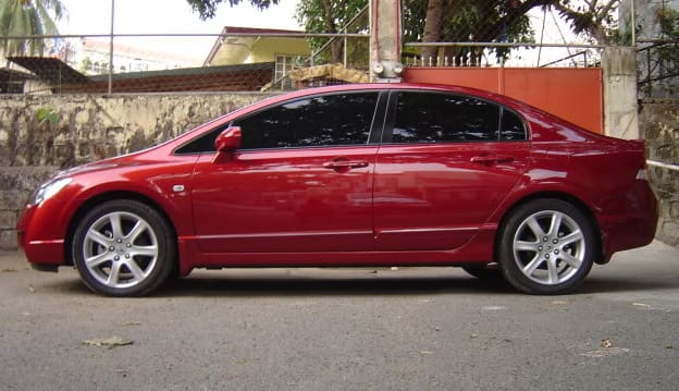 2006 Honda Civic with OEM Acura TSX wheels