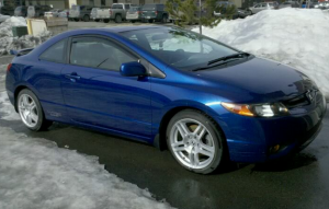 2007 Honda Civic with 17x8 OEM Acura TL wheels