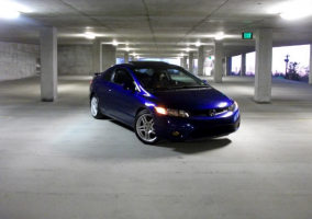 2007 Honda Civic with 17x8 OEM Acura TL wheels