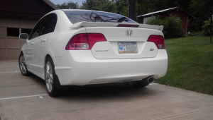 2008 Honda Civic with 17x8 OEM Acura TL wheels