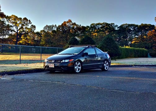 2007 Honda Civic with 18x7.5 HRE RDX wheels