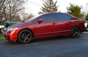 2007 Honda Civic with OEM Acura TL wheels