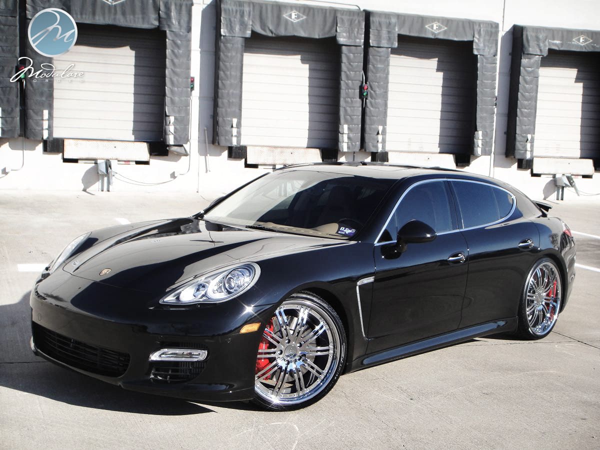 2014 Porsche Panamera with Modulare M13 wheels