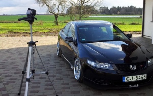 2007 Acura TSX with 19x8.5 Barracuda Voltec T6 wheels