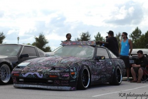 1987 Nissan 300ZX 2-seat with 17x10 XXR 526 wheels