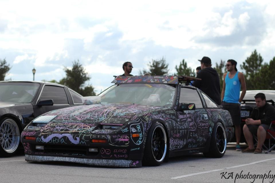 1987 Nissan 300ZX 2-seat with 17x10 XXR 526 wheels