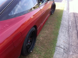 1990 Nissan S13 with 16x10 Gecko Steelies wheels