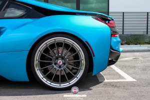 2016 BMW i8 with 22x9 HRE RS103 wheels