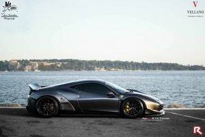 2014 Ferrari 458 Italia with Vellano VCU wheels