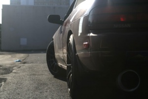 1993 Nissan S13 with 17x8.25 XXR 527 wheels