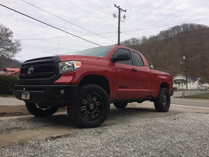 2008 Toyota Tundra with 20x9 Anthem Enforcers wheels