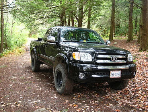 2003 Toyota Tundra with 16x8 Black Type B wheels