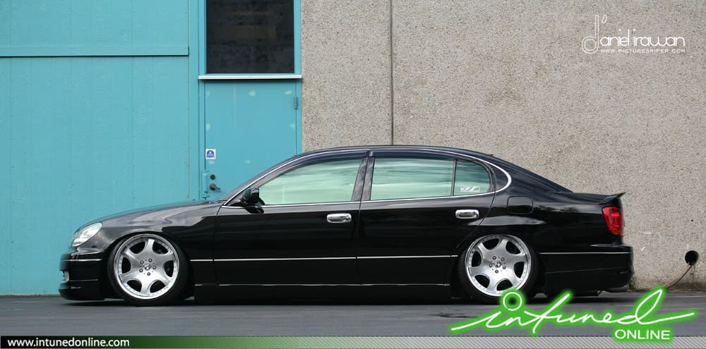 2001 Lexus GS 300 with 19x9 Weds Kranze Bazreia wheels