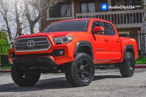 2017 Toyota Tacoma with 18x9 Satin 811 wheels