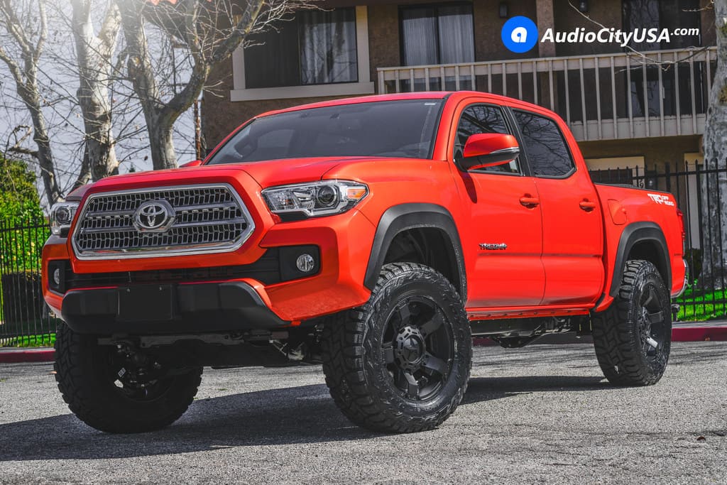 2017 Toyota Tacoma with 18x9 Satin 811 wheels