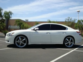 2009 Nissan Maxima with TSW Jaramas wheels