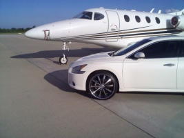 2009 Nissan Maxima with Lexani wheels
