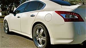2009 Nissan Maxima with Vossen VSS 078 wheels