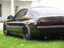 1992 Nissan S13 with 17x8.25 xxr 527 wheels