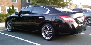 2010 Nissan Maxima with 19x8 TSW Cadwell wheels