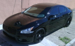2009 Nissan Maxima with 20x9 Axis Angles wheels