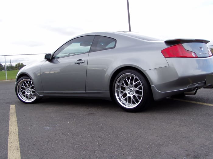 2009 Infiniti G37 with 19x9.5 Volk SF-Winning wheels