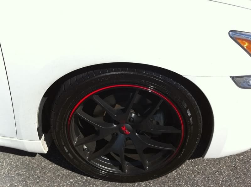 2010 Nissan Maxima with 19x8.5 XXR 518 wheels