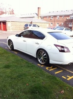2010 Nissan Maxima with Vossen VVS083 wheels
