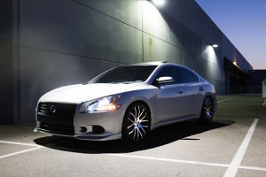 2009 Nissan Maxima with 20x8.5 Giovanna Kilis wheels
