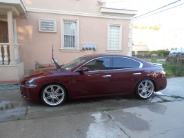 2010 Nissan Maxima with Work Varianza T1S wheels